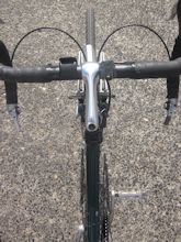 Touring bike top view